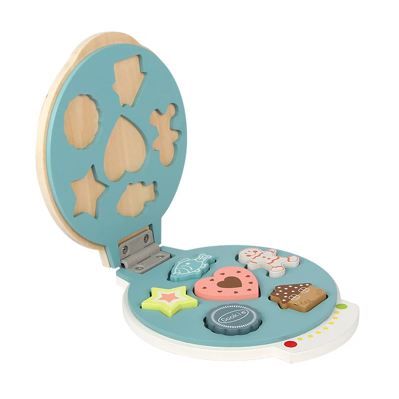 

Baby Wooeden Cookie Baking Machine Pretend Play Early Learning Educational Toys Boys Girls Simulation Kitchen Utensils