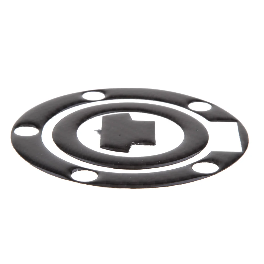 

Black Carbon Fiber Gas Fuel Tank Cap Pad Decal for Yamaha R1 R6