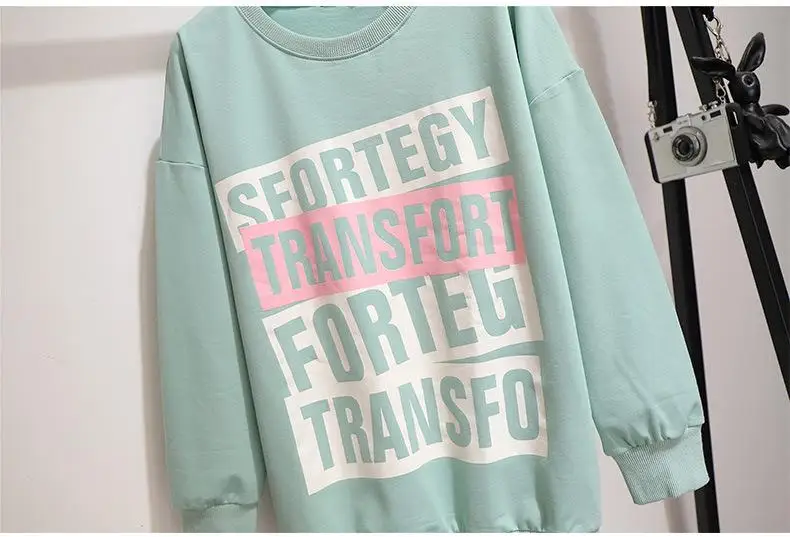 5XL 6XL свитшот большого размера женское письмо напечатано свободно толстовки пуловер длинный рукав теплый большой размер кофты повседневное пальто