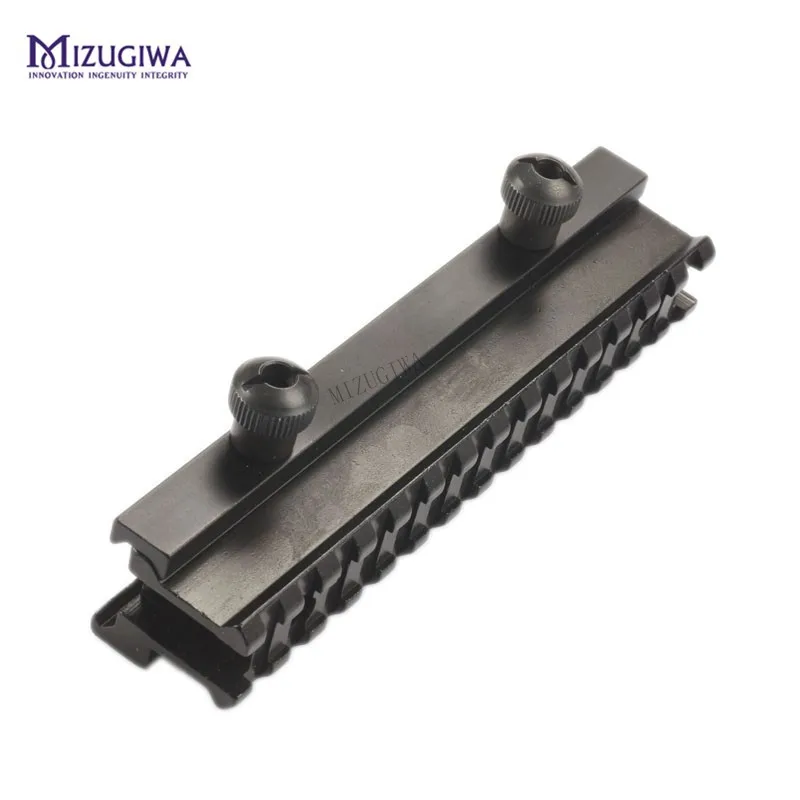 MIZUGIWA AR Riser Mount Weaver Picatinny High Profile See Thru 20 мм с 13 слотами Rail Flat Top Gun|Кронштейны и