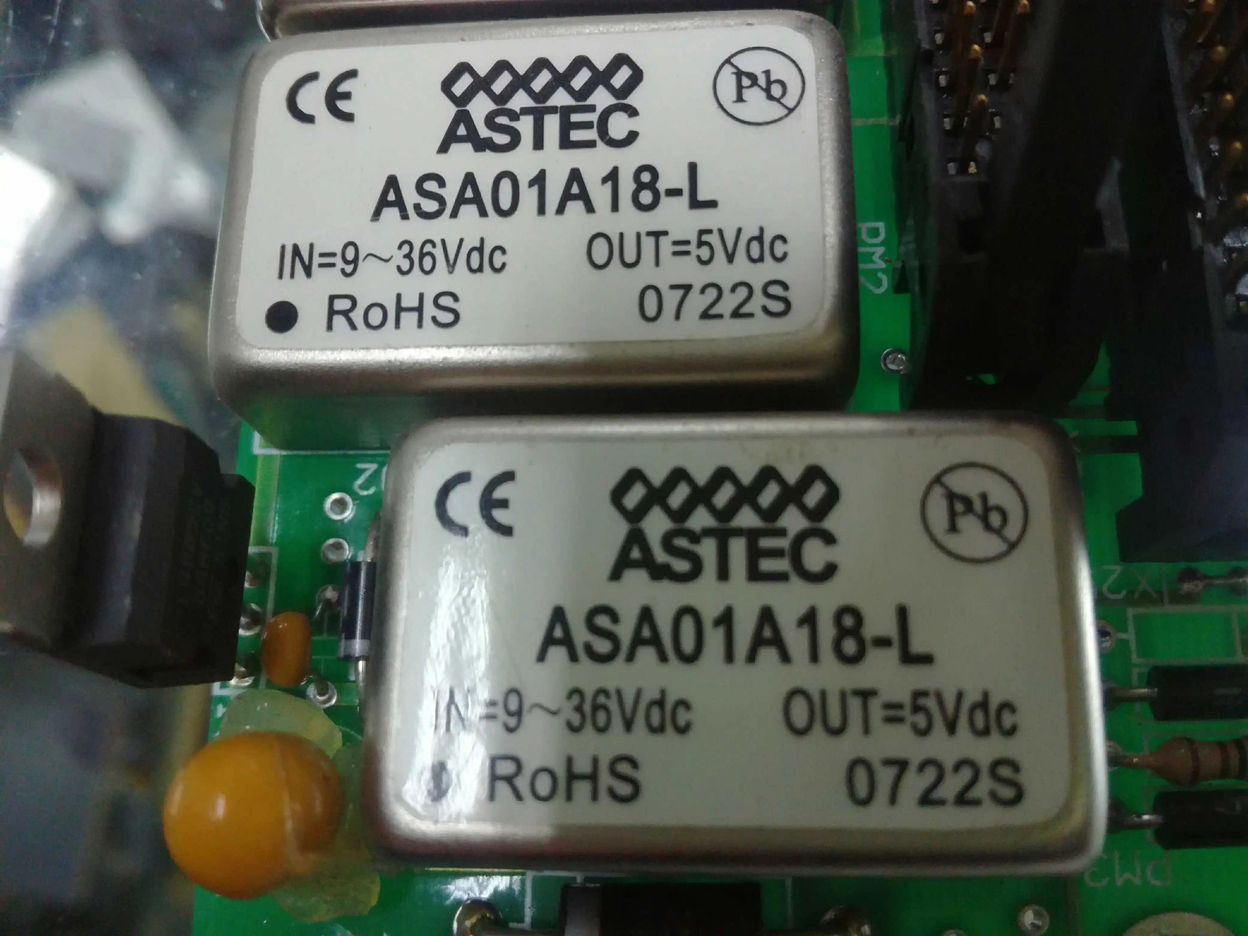 1 шт./лот ASA01A18-L 01A18 DC-DC 9-36V 24V Turn 5V 1A 5W | Электронные компоненты и принадлежности