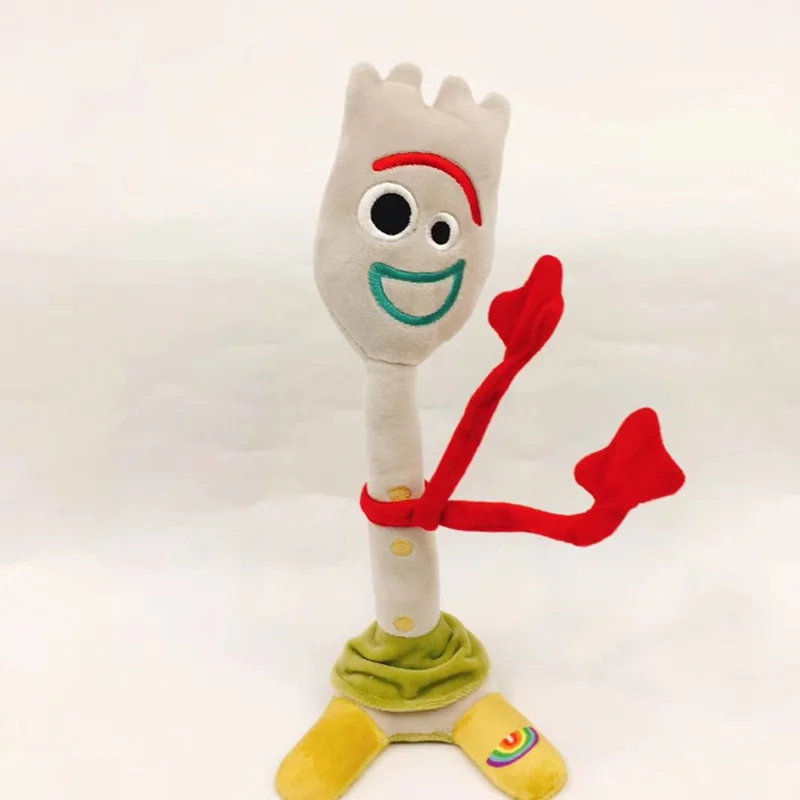 High quality 15cm 26cm Toy Story 4 Forky Buzz Lightyear Woody Soft Plush toy Stuffed Doll Figure Cartoon Toys for Children Gift
