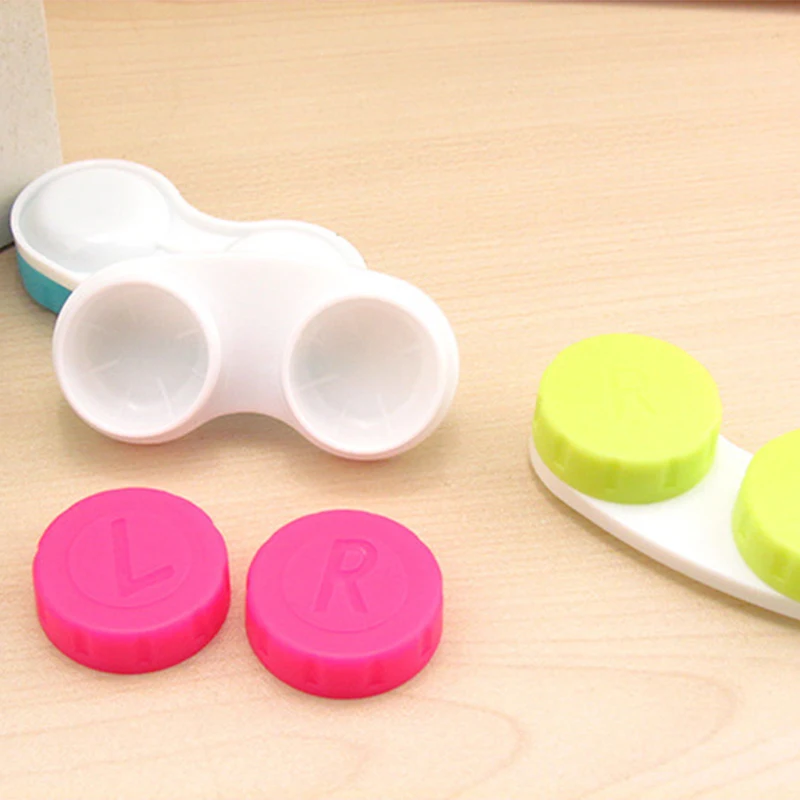 Коробка для контактных линз двойная коробка конфет красивых зрачков одиночная 33