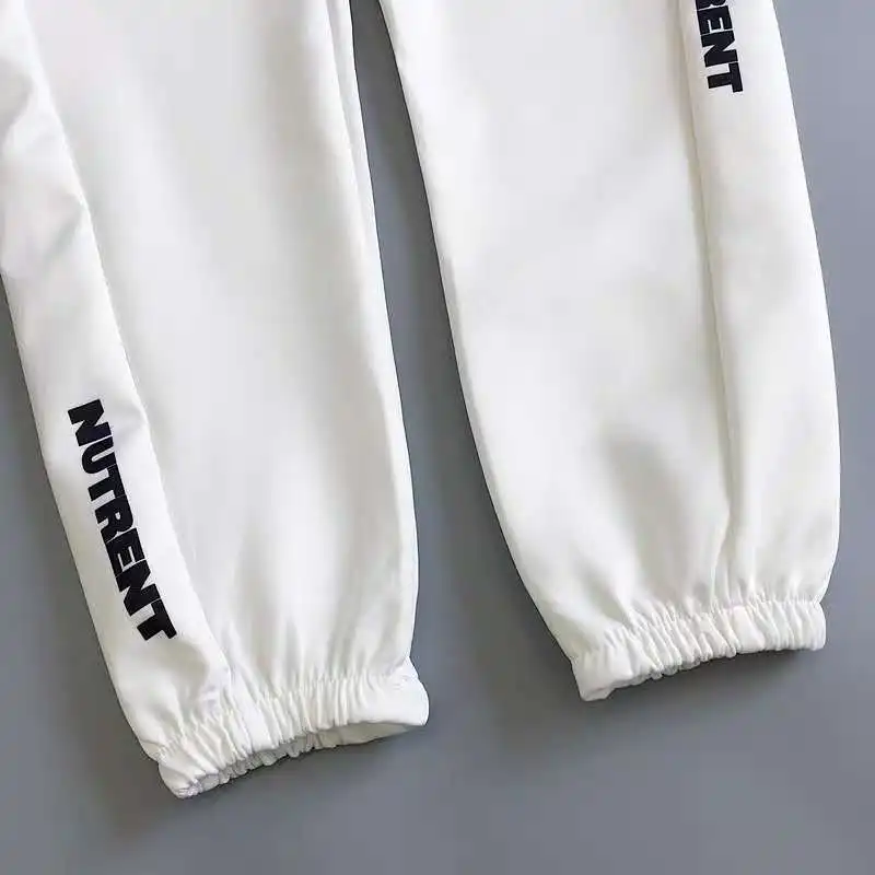 

Summer Thin Sweatpants Men Harem Pants Loose Korean Ankle Length Print Letter Casual Pants Streetwear Joggers Man Trousers 5XL