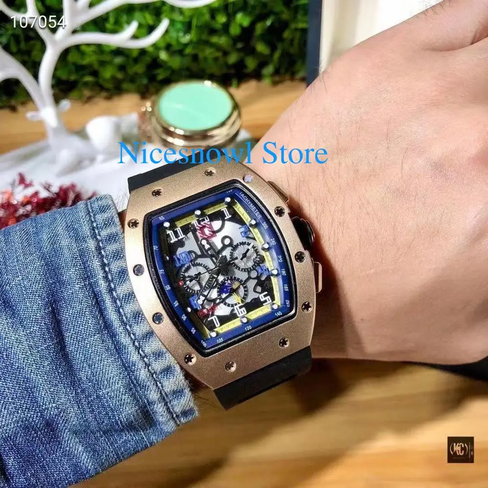 

Automatic Watch Limitde Edition Mens Large Watches Richard Top Brand Luxury RM Wristwatch anniversary gift AAA+ Men watches