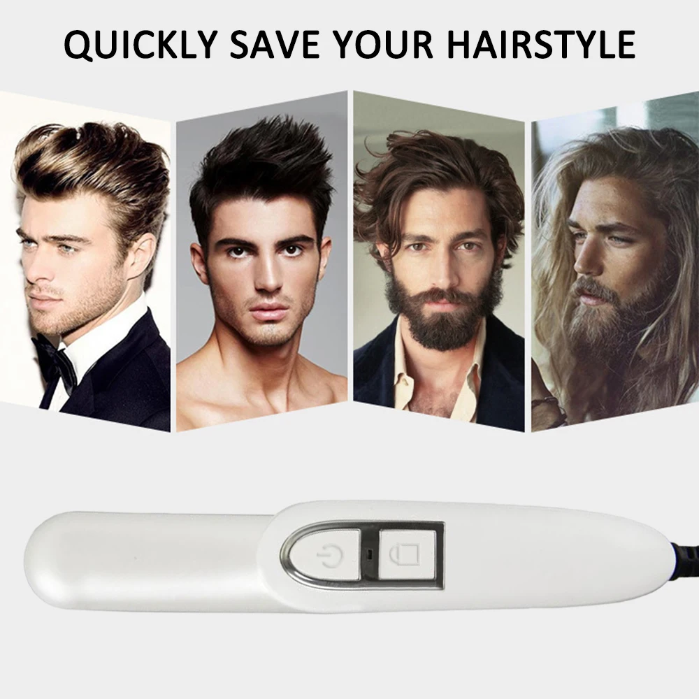 

Multifunctional Hair Comb Men Quick Beard Brush Women Hair Straightener Combs Hair Styling Tool Salon Styler Straightening EU/US
