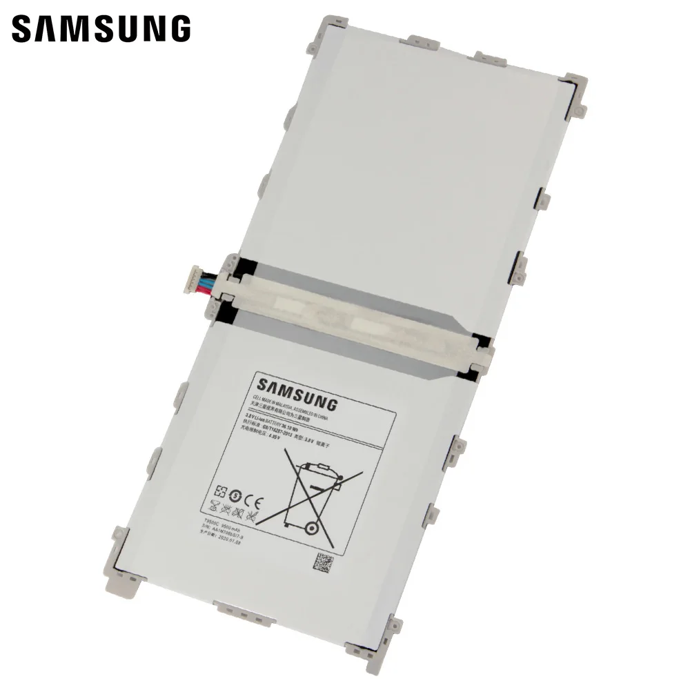 Samsung оригинальный аккумулятор для планшета T9500E T9500C Сань Син Galaxy Note 12 2 SM T900 P900 P901 P905