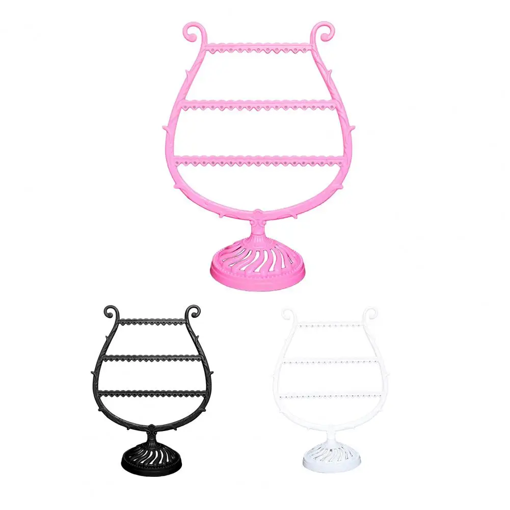 Трехслойный держатель для ювелирных изделий "Изысканная компактная органайзер для сережек в форме оленя высокого качества из ПП для спальни".