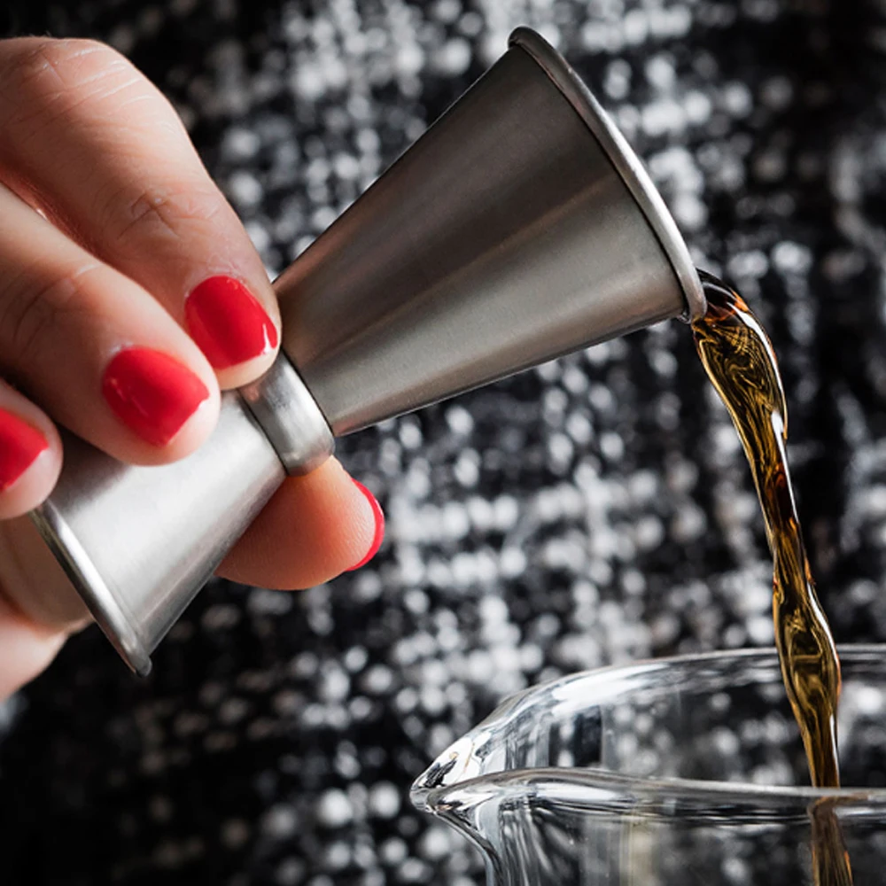 Мерный стаканчик из японской нержавеющей стали для приготовления коктейлей