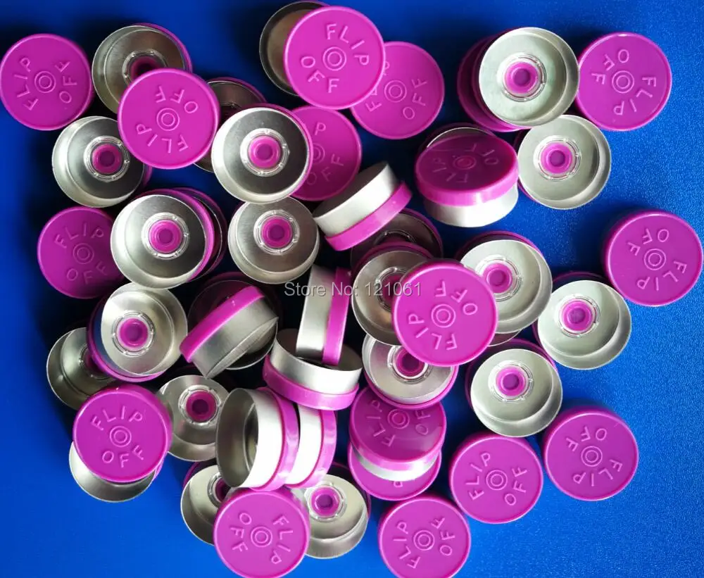Light Purple 20 мм откидывающийся колпачок, 300 шт./лот, все виды цветных «откидывающихся» колпачков, фармацевтические пробки, откидывающиеся верхние части для обжимного стеклянного флакона - Цвет: Light Purple