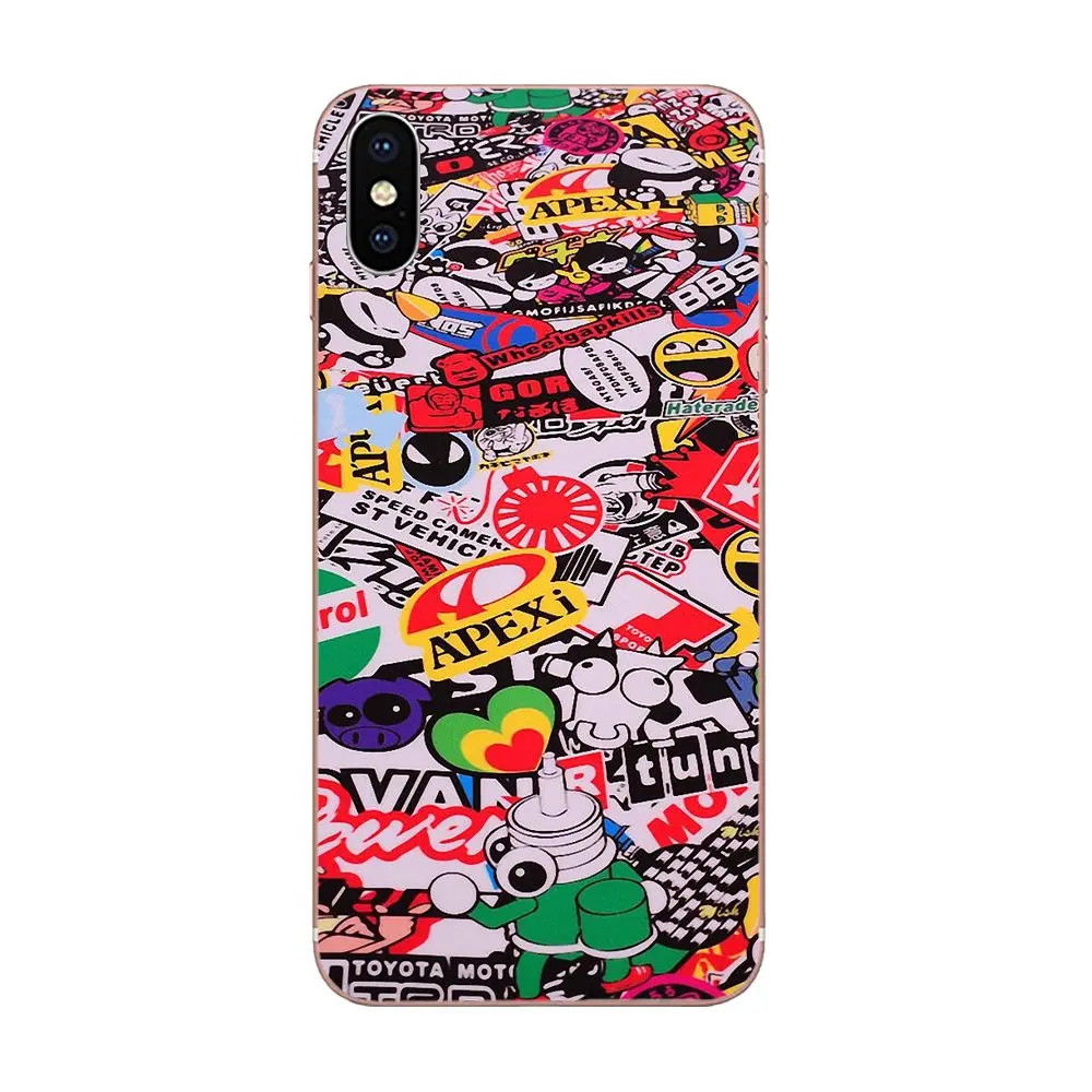as picture В продаже для huawei P7 P8 P9 P10 P20 P30 Lite Mini Plus Pro Y9 Prime P Smart Z Jdm автомобильный Граффити стикер бомба - Цвет: as picture