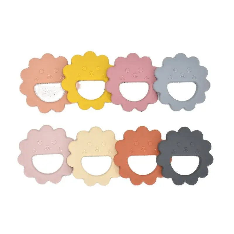 

Cute Cat Shape Bbay Silicone Teether Food Grade Infant Chewable Teether Nursing Gift Newborn Molar Pain Soothing Teething Toy