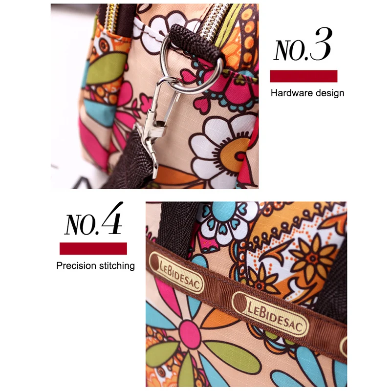 Новинка 2019 женская сумка через плечо на молнии с принтом для путешествий