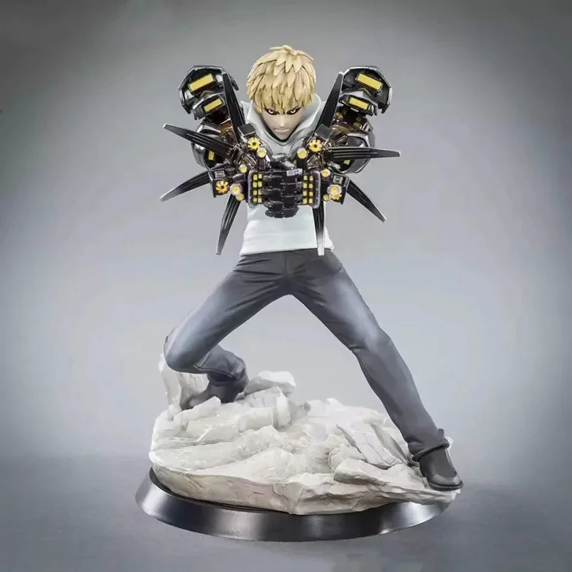 15 см японского аниме ONE PUNCH MAN Genos ПВХ фигурка игрушки fighting Коллекционная модель