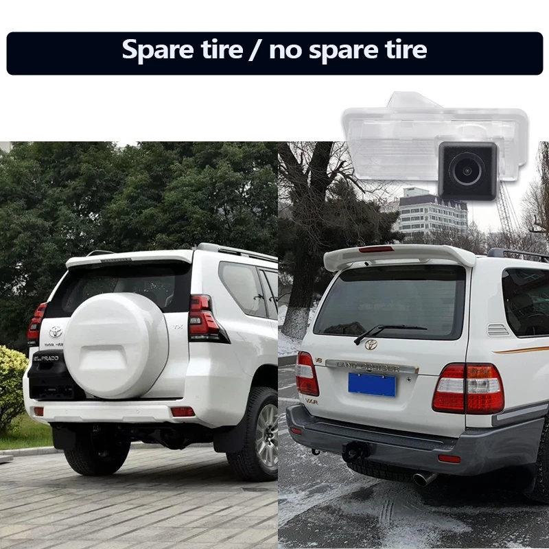 Для Toyota Land Cruiser LC 100 120 200 Prado 1080P Автомобильная HD камера заднего вида с ночным видением автомобильная Система помощи при парковке