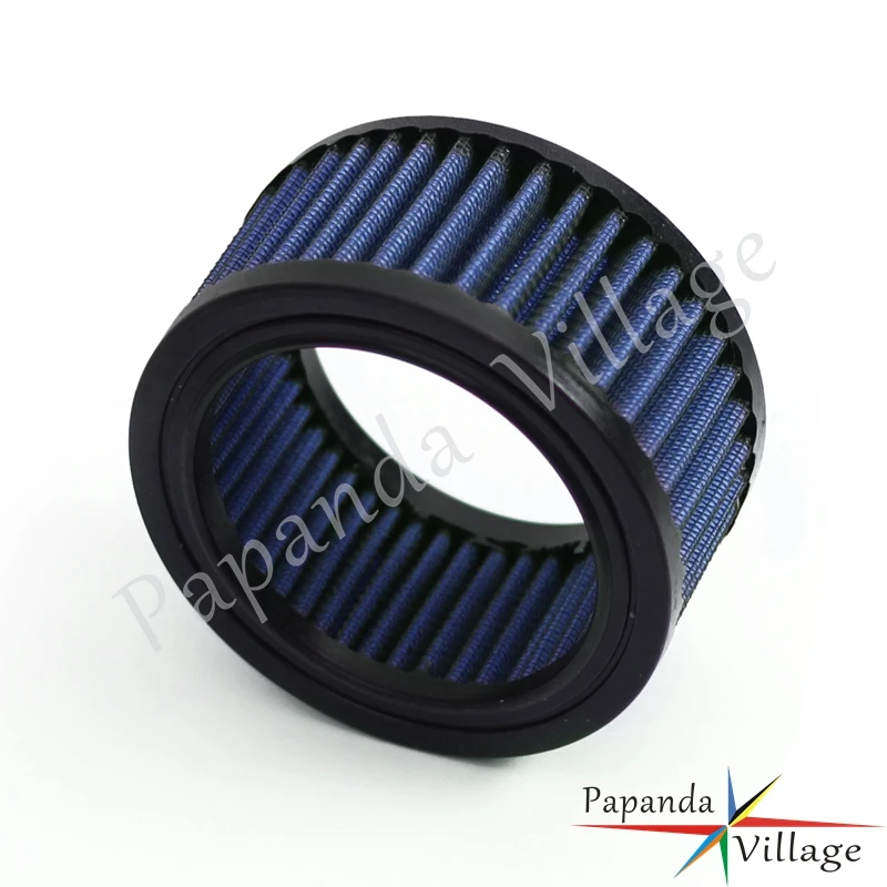 

Blue Round Air Filter Motorbike Air Cleaner Universal For Harley Kawasaki Yamaha HONDA 73mm Inside 98mm Outside Diameter