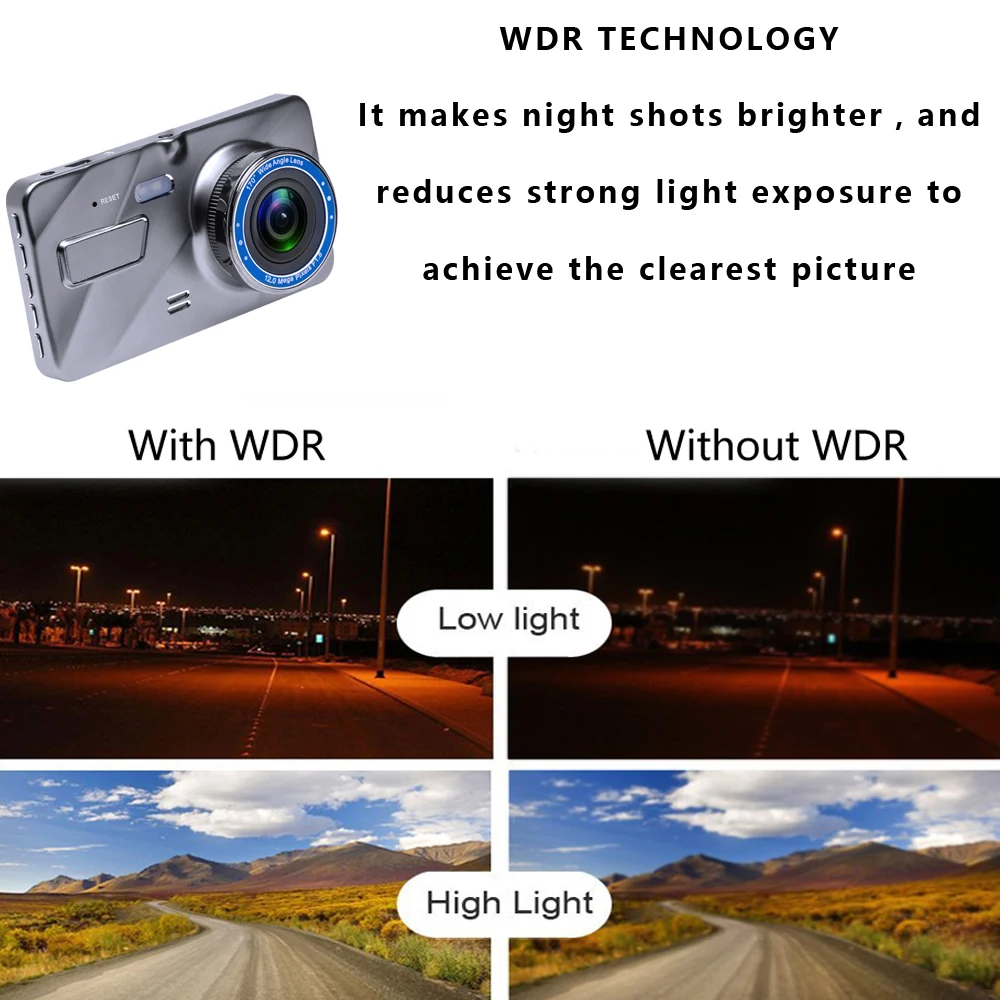 2020 Новое поступление присоска 3 6 дюймов 1080P HD вождения dvr/dash камера автомобиля Dash