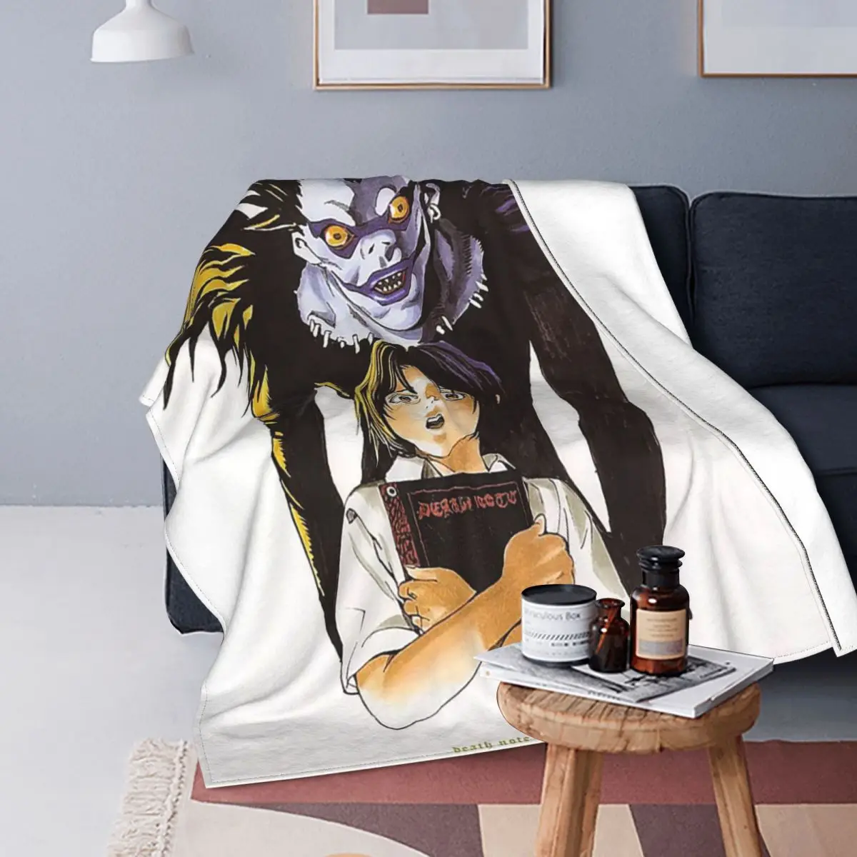 

Одеяло «Death Note», флисовое легкое супермягкое покрывало Ягами, для дома и офиса, весна-осень