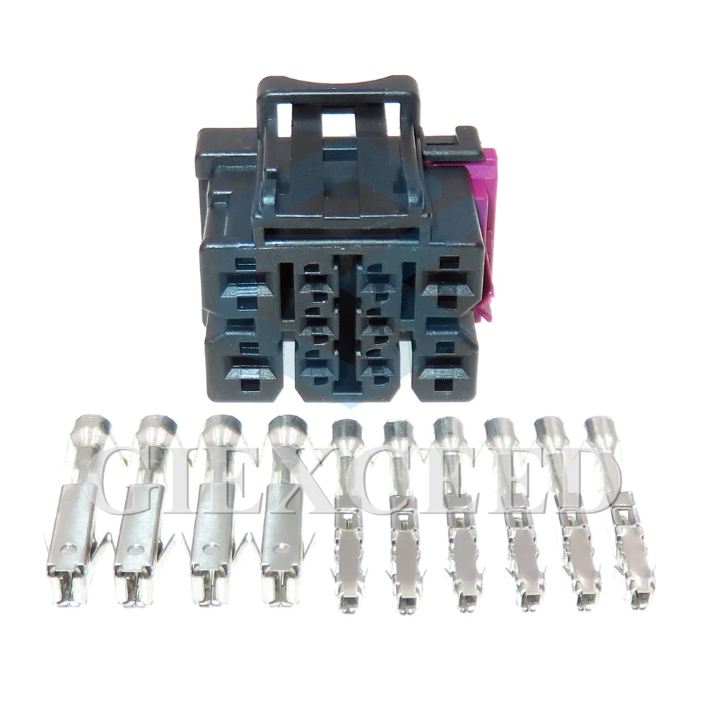 

1 компл., 10-контактный нагревательный пластиковый корпус автомобильного сиденья, негерметичная проводка для VW Audi 1,5 3,5 серии, композитная вил...