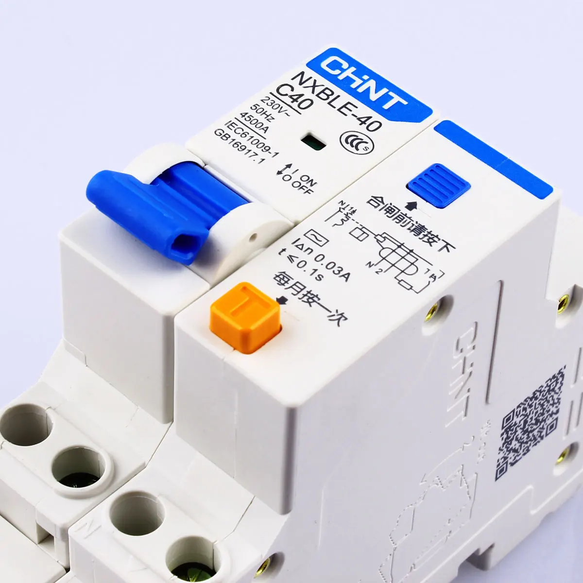 CHINT NXBLE-40 1 + N DPNL RCBO 6A 10A 16A 20A 25A 32A 40A 230V 50/Автоматические выключатели защита от утечки