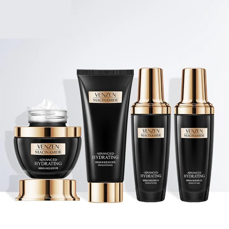 New Man Face Care Makeup Set Fashion Men Cosmetics Kit Anti-wrinkle Concealer Oil-control Toner Moisturizer Cleanser Cream | Красота и