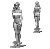 124 75mm 118 100mm resin model sexy female beauty girl 3d printing figure unpaint no color rw 214