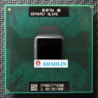 40% скидка T8300 2,4 ГГц двухъядерный двухпотоковый ЦПУ процессор 3M 35 Вт Разъем P Бесплатная доставка оригинальная официальная версия SHAOLIN