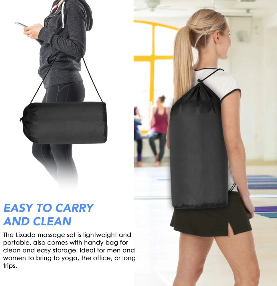 Коврик для иглоукалывания и Набор подушек аппликатор мышечного массажа йоги