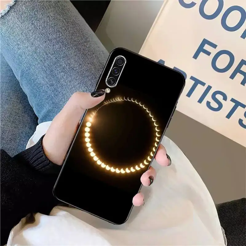 

Moonlight Moon phases star Phone Case For Samsung galaxy S 9 10 20 A 10 21 30 31 40 50 51 71 s note 20 j 4 2018 plus