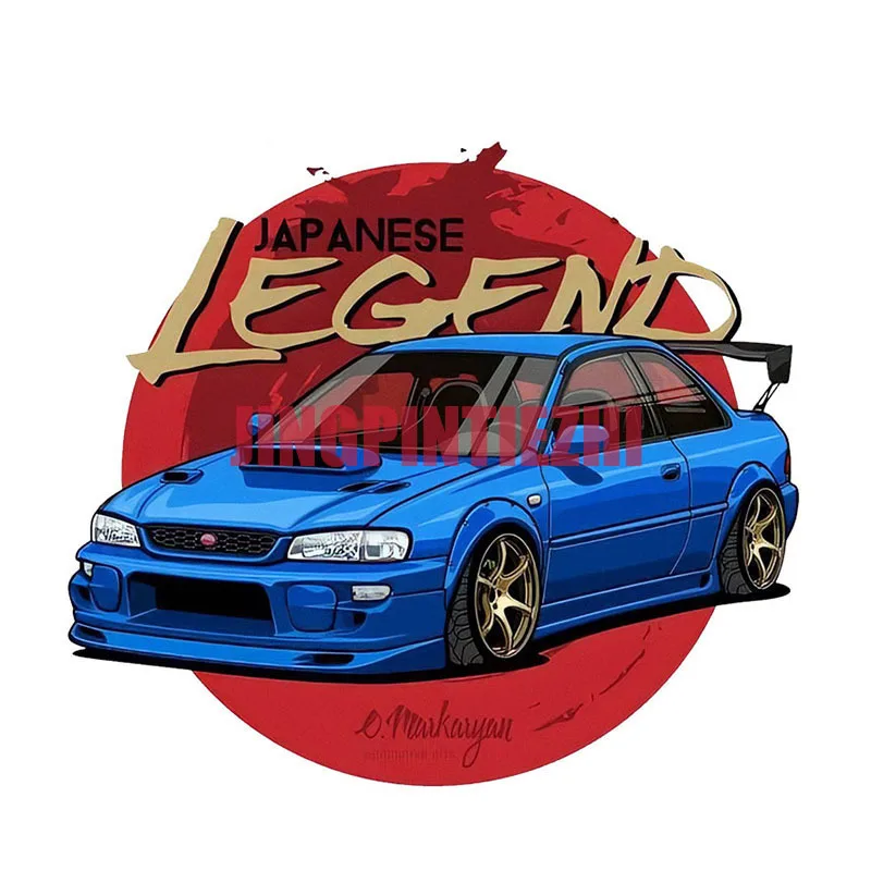 

Car Stickers Vinyl Motorcycle Decal Car Window Body Decorative Impreza 2.5 RS Funny Racing Helmet Stickers