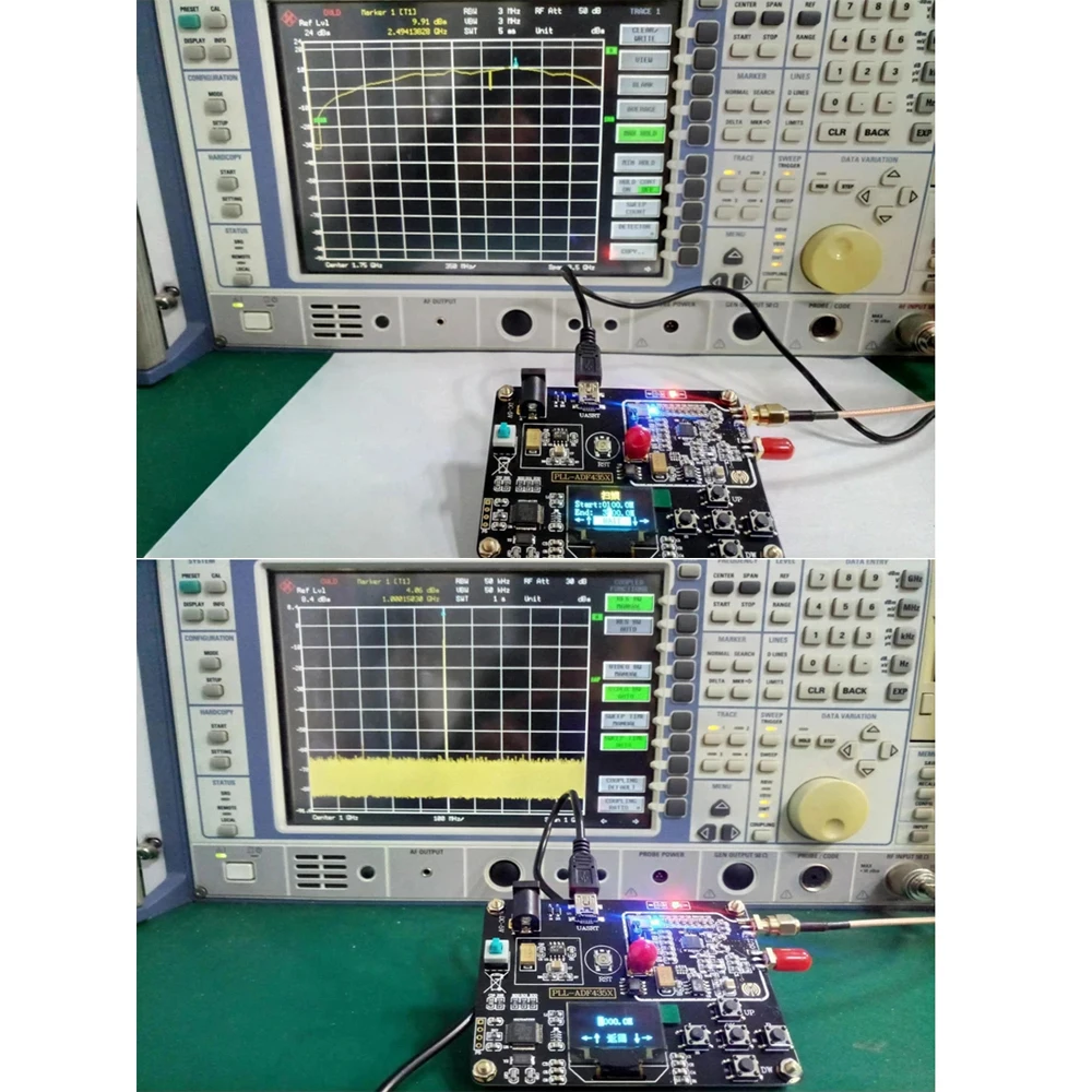 Генератор радиочастотных сигналов ADF4351 ADF4350 35-4400 МГц модуль генератор частоты