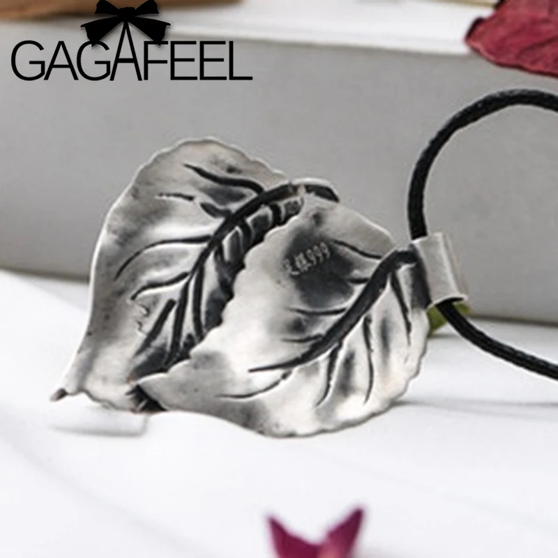 

GAGAFEEL 990 чистые искусственные ожерелья ретро 3D мандаринка Утка Птица дизайн для женщин винтажные ювелирные изделия 2022 Новинка