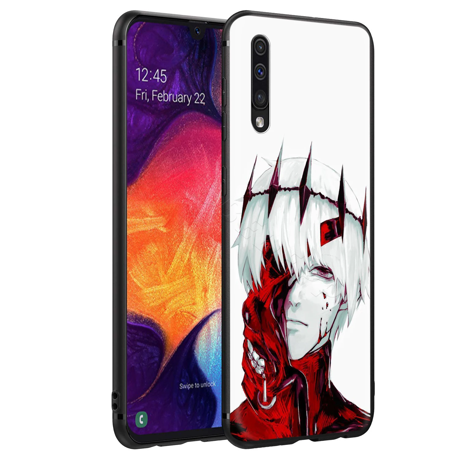Webbedepp анимэ Tokyo Ghoul, чехол для samsung Galaxy S7 S8 S9 S10 Edge Plus Note 10 8 9 A10 A20 A30 A40 A50 A60 A70