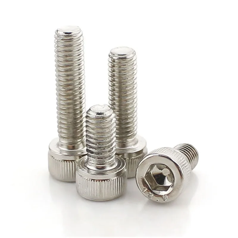 

DIN912 Nickel Plating 12.9 Grade High Strength Cup Head Hexagon Bolt Cylindrical Head Hexagon Screw M6M8
