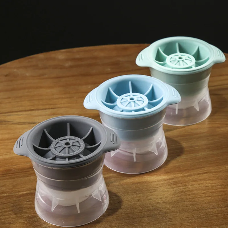 Ice Cube Tray Whiskey Ball Maker Round Silicone Hockey Mold Cold Drink Tools Form For |