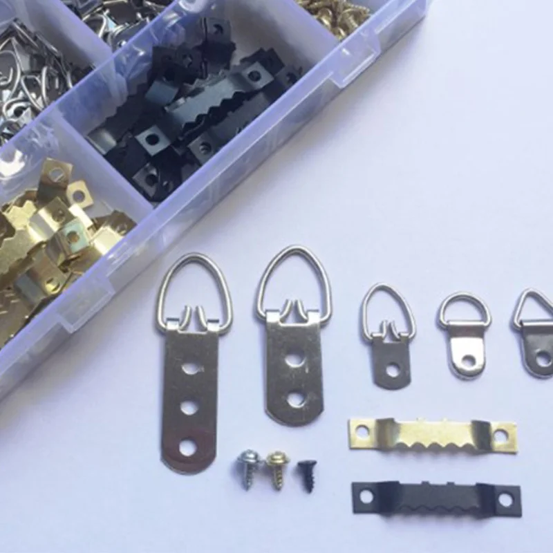 

Picture Hangers, Quality Picture Hanging Kit, 225Pcs Heavy Duty Frame Hooks Hardware with Nails for Wall Mounting