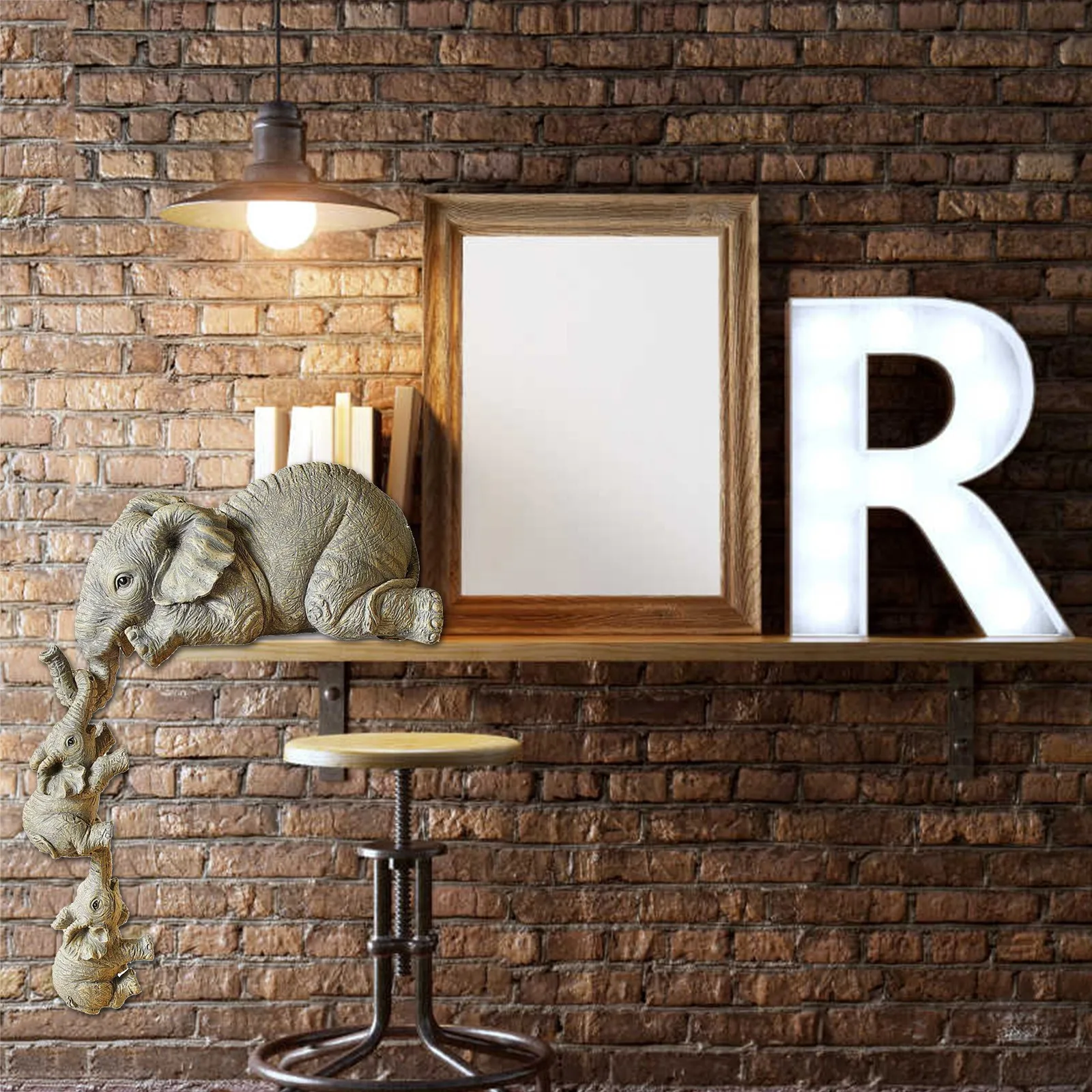 Фигурка из аниме домашний декор коллекция и т. Д. слон сиделка ручная роспись