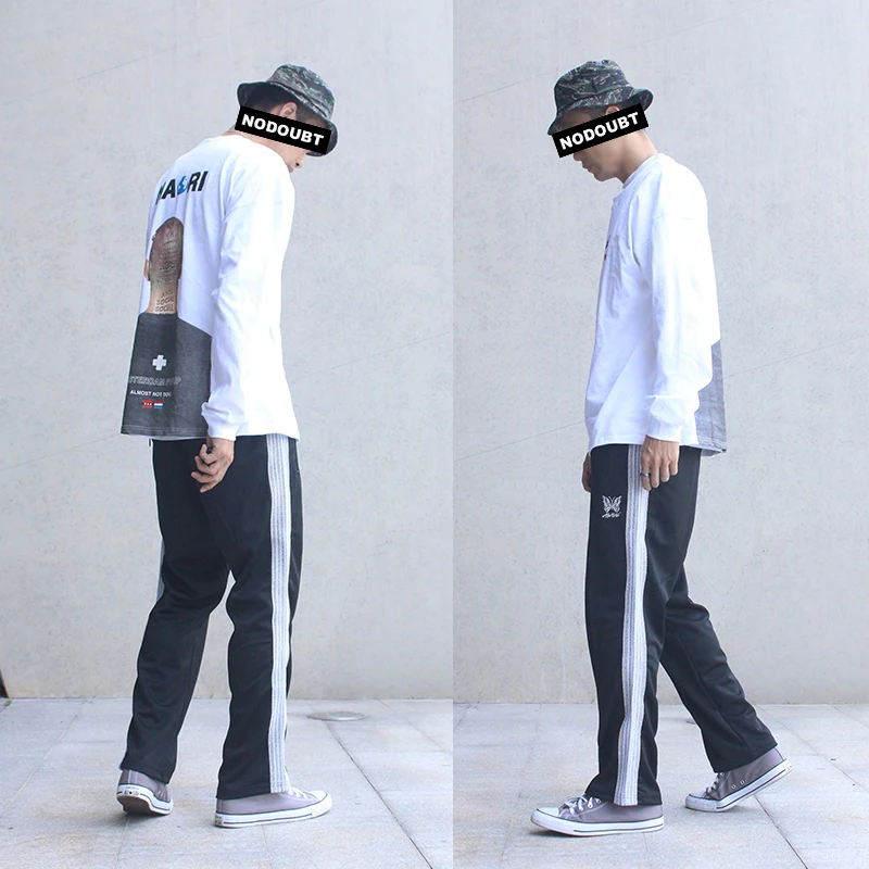 Мужские и женские спортивные брюки с вышивкой бабочка|Повседневные брюки| |