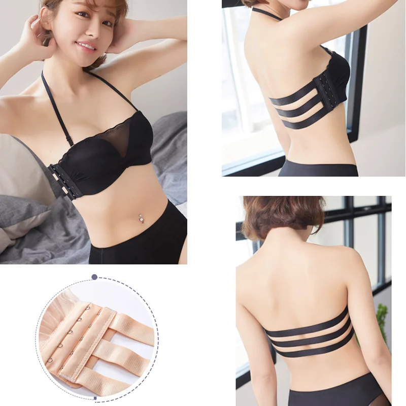 

Sexy Strapless Bras For Women Soutien Gorge Invisible Seamless Push Up Bra Without Straps Underwear Sujetador Sin Aros