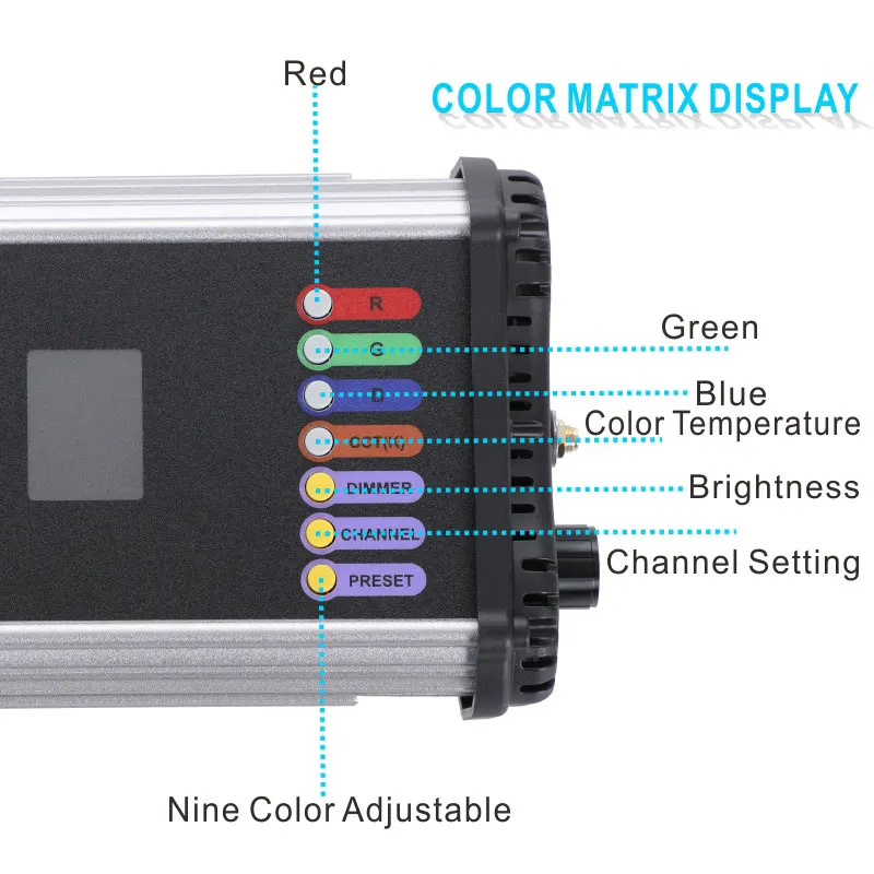 Falcon Eyes RGB светодиодный эффект лампы для фотосъемки с режимом сцены водонепроницаемый RX-736 II заполняющий свет для студийной видеосъемки