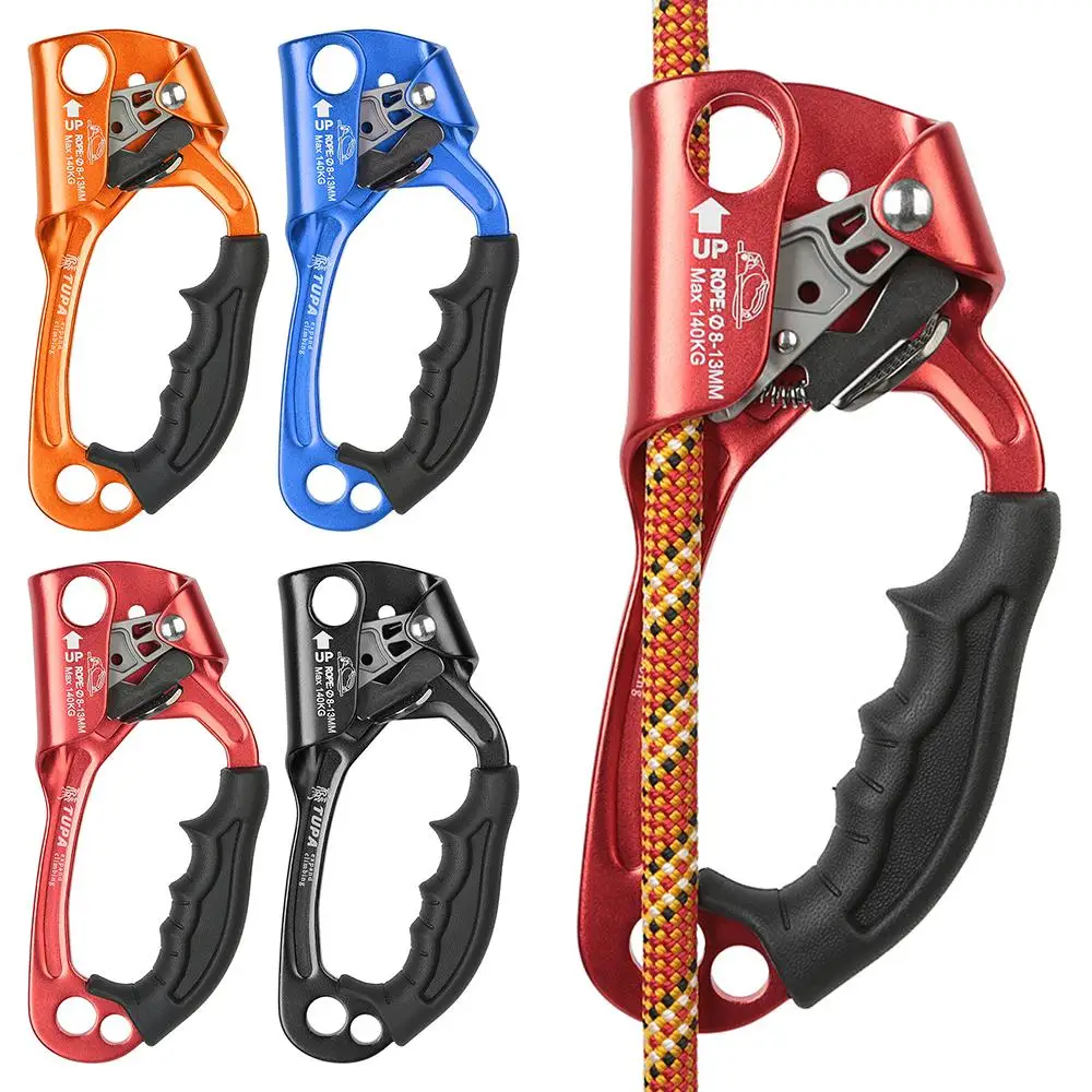 

Rock Climb SRT Professional Hand Ascender Device Mountaineer Handle Ascender Left Hand Right Hand Climbing Rope Tool Accessories