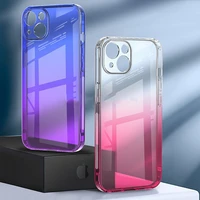 case for iphone 13 mini 13 pro max tpu silicon fitted bumper soft case for iphone13 mini 13 pro max gradient back cover cases