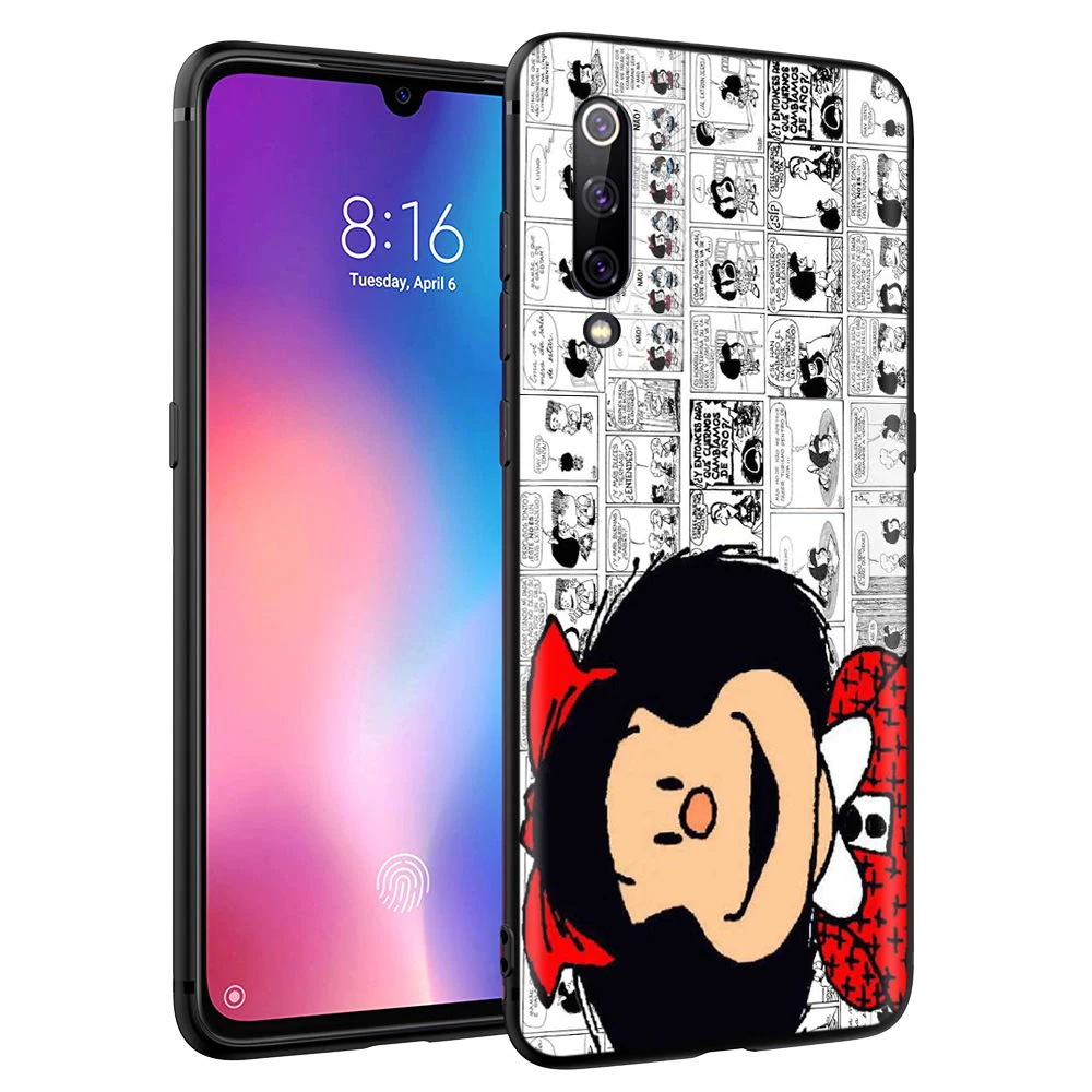 Чехол YIMAOC Mafalda для Xiaomi Redmi Note 4 4x 4a 5 5a 6 8 8A MI 9 10 8T Pro Plus | Мобильные телефоны и