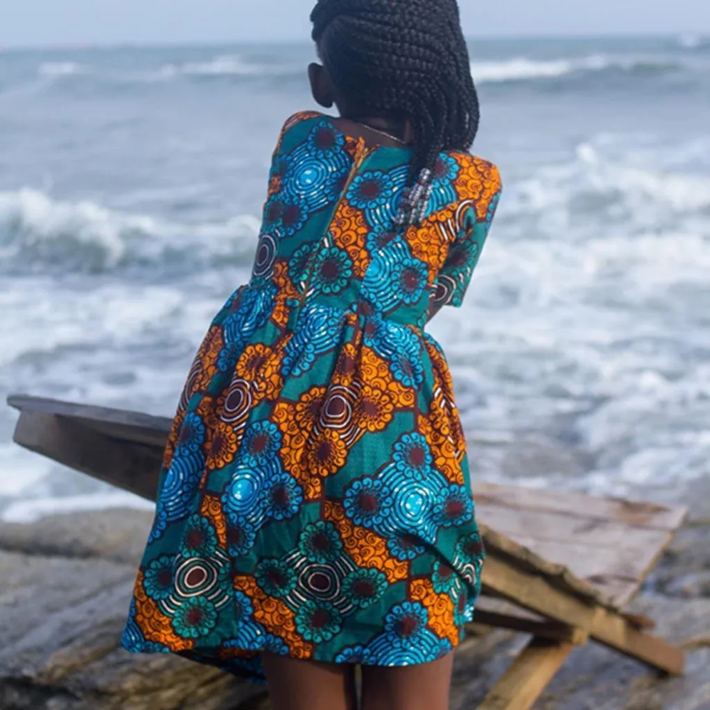 2020 новое летнее платье для девочек детское милое с короткими рукавами на молнии