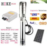hike solar equipment 6 solar water submersible bore hole deep well centrifugal solar pumps for irrigation 6spsc2826 d721300