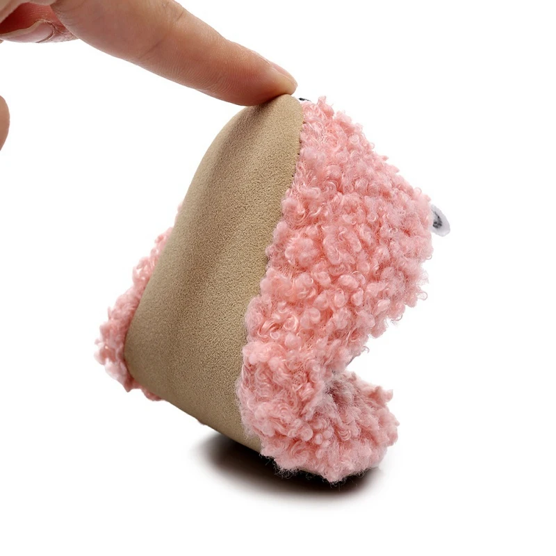 

New Autumn Baby Girls Princess Shoes Infant Bowknot Cotton Flock Cute Boots Soft Sole Newborn Toddler Girls Shoes Moccasins