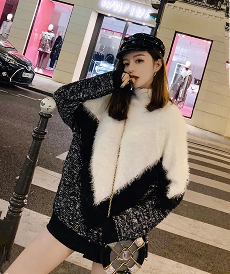 Ff4952 2019 new autumn winter women fashion casual warm nice Sweater womens sweater harajuku long | Женская одежда