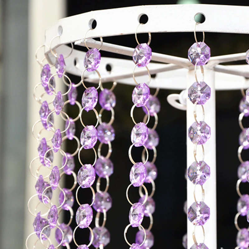 1 м украшение для дома с украшением в виде кристаллов прозрачные акриловые бусины