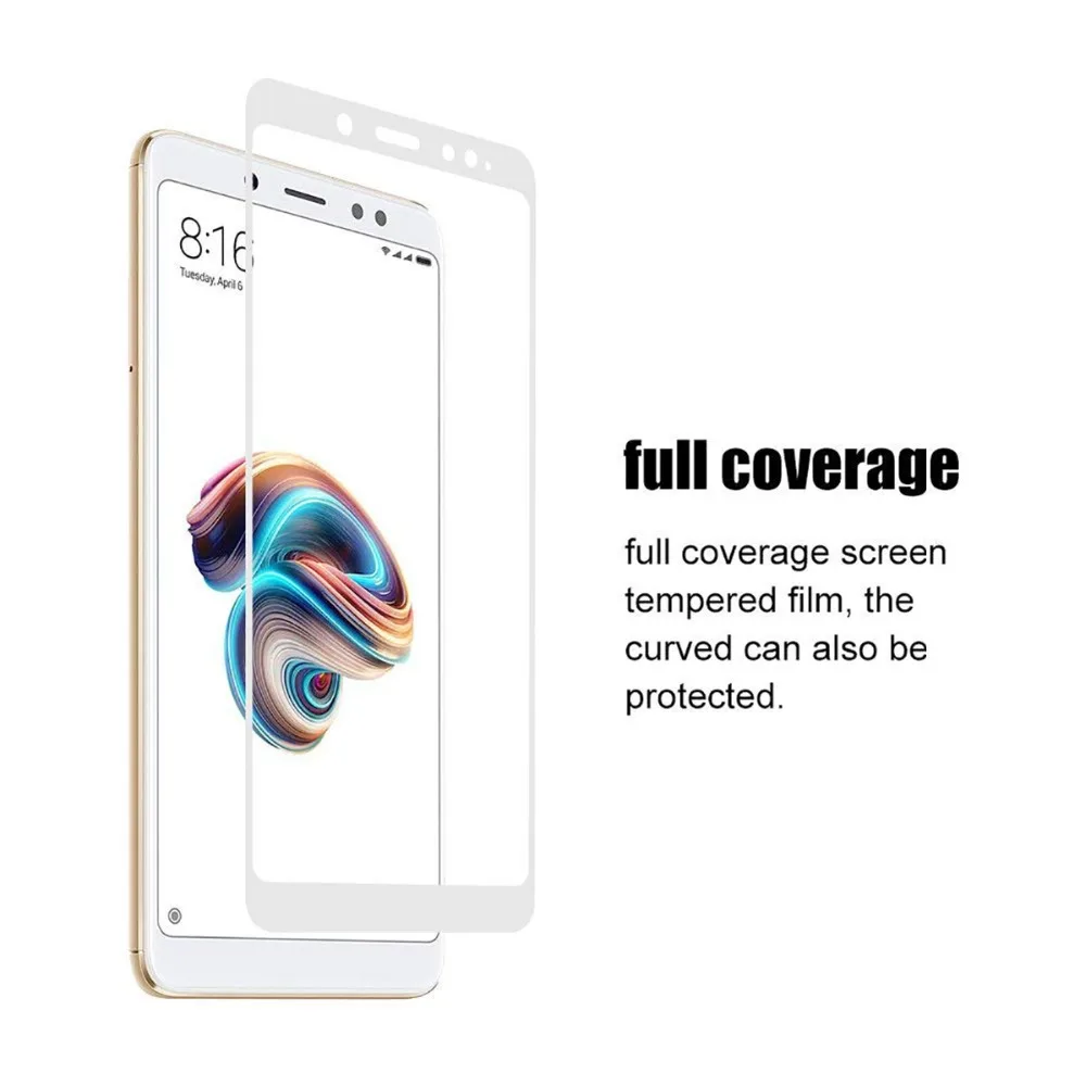 Закаленное стекло 9H с полным покрытием для Xiaomi Redmi 5 plus Explorer Защита экрана note5 Pro