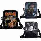 Сумка-мессенджер Женская компактная на плечо с принтом Вампир